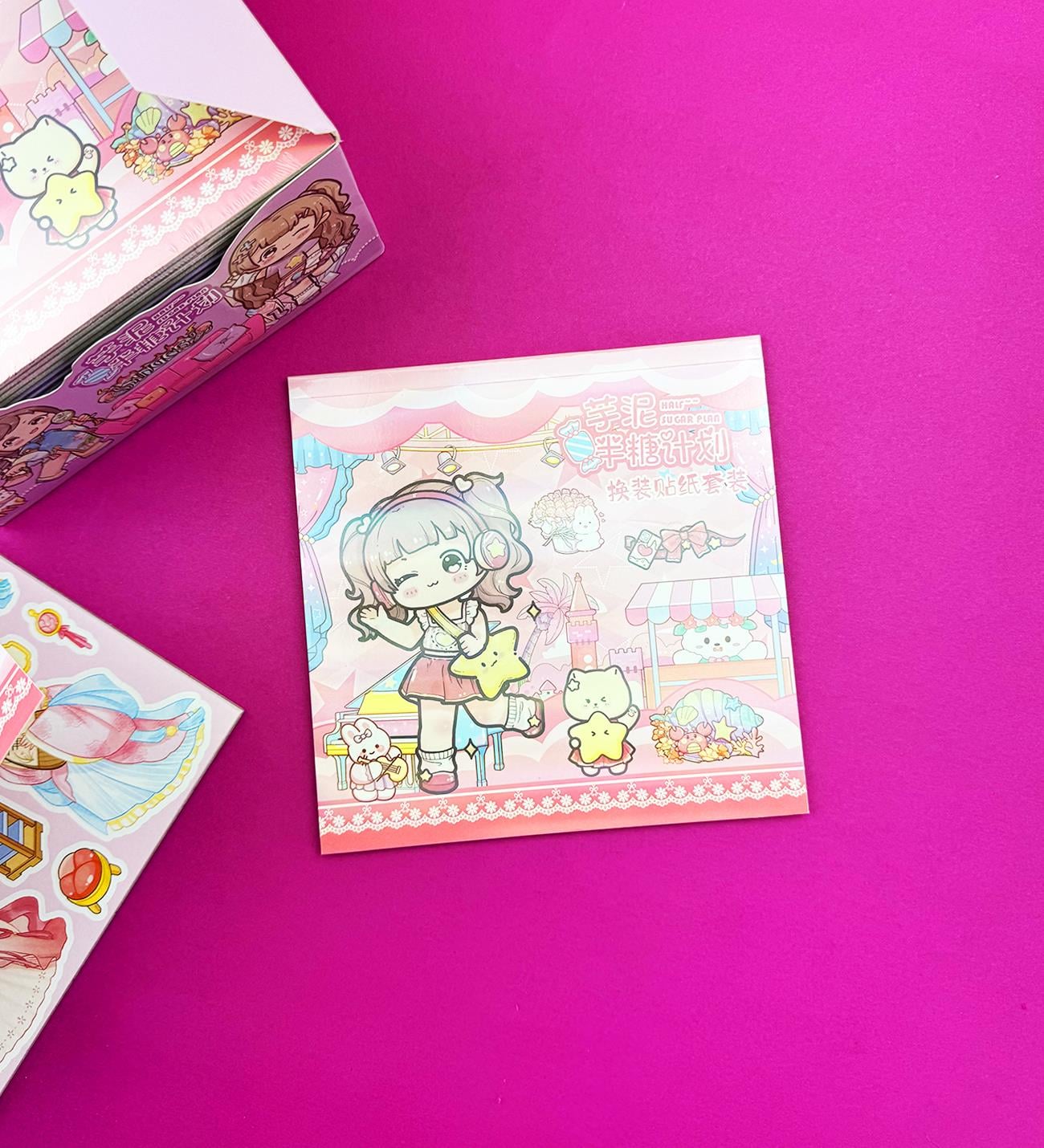 Sevimli Kız Sticker Book x24