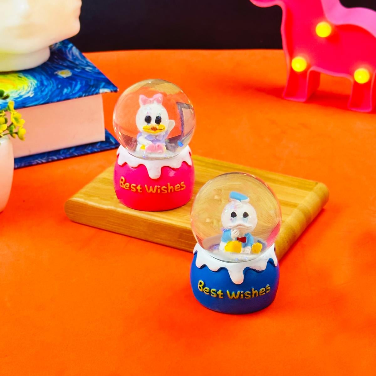 Sevimli Ördek Tasarımlı Mini Kar Küresi