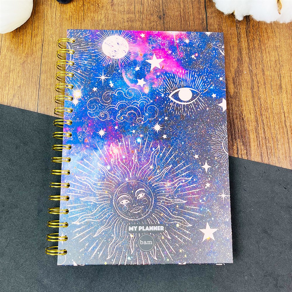 Space Tarot Tasarımlı Konuşan Ajanda 