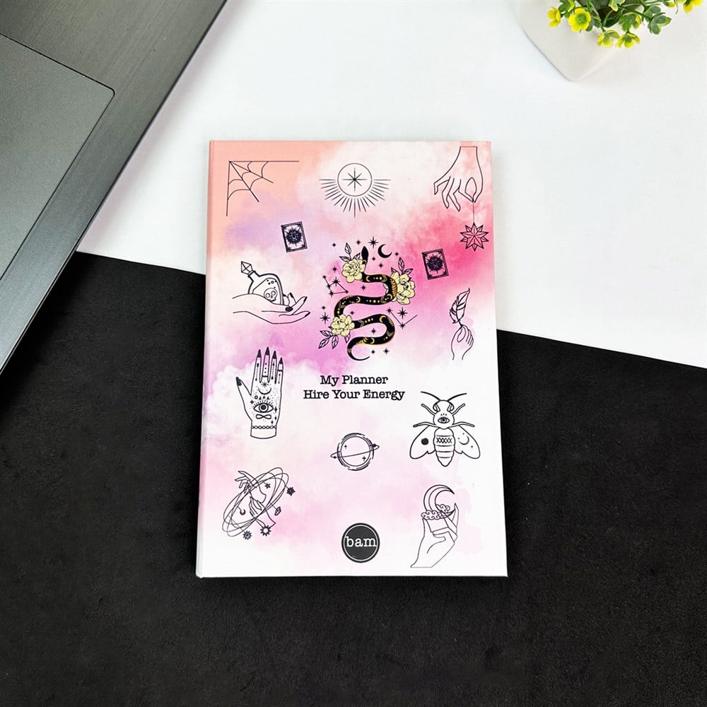 Tarot Energy Tasarımlı Lastikli Defter