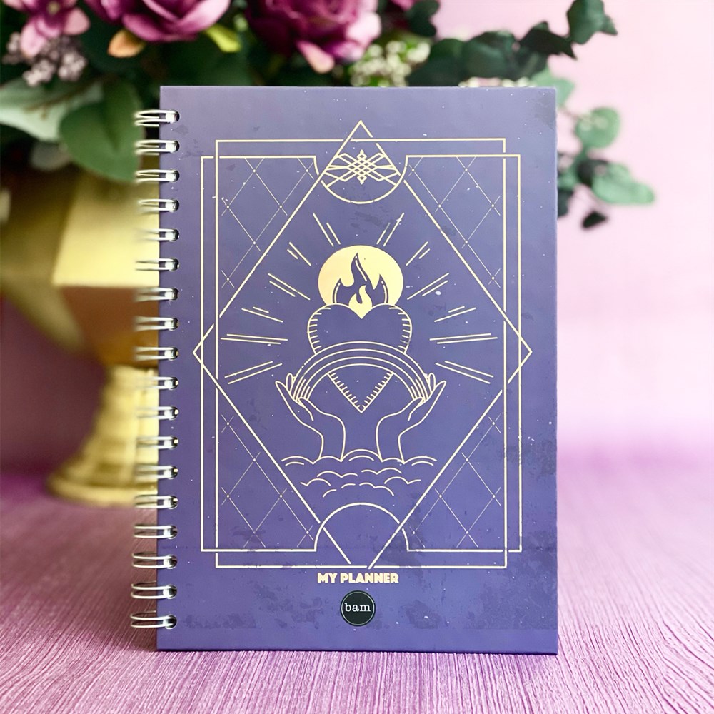Tarot Rainbow Heart Sun My Planner Specil Designed Timeless Planner