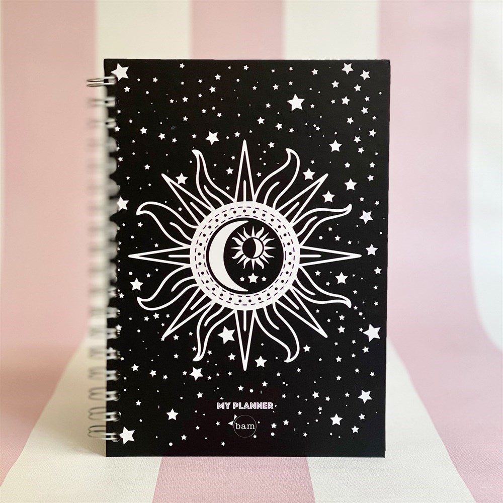 Tarot Tasarımlı Spiralli Defter