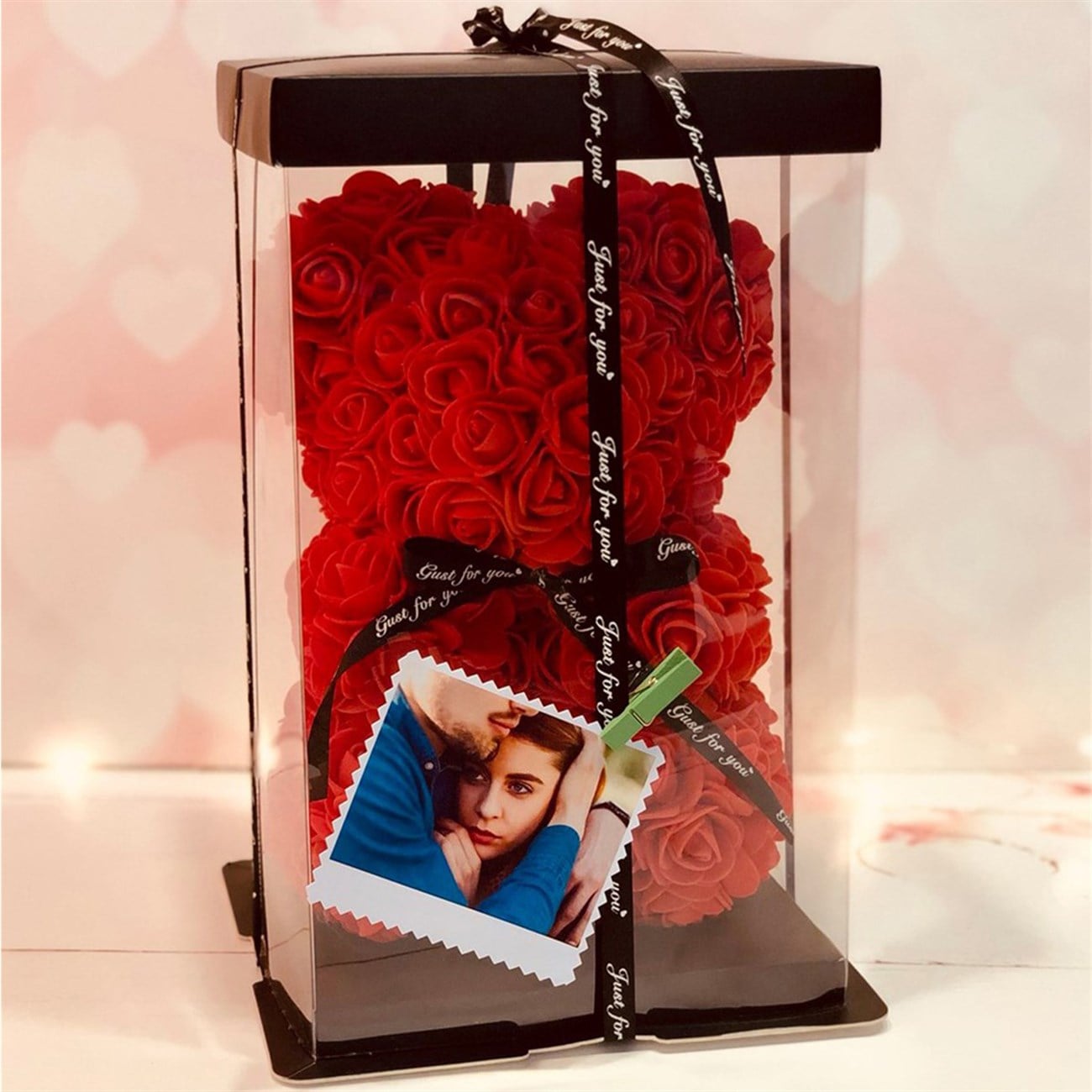 Teddy Rose Kırmızı Gül Ayıcık