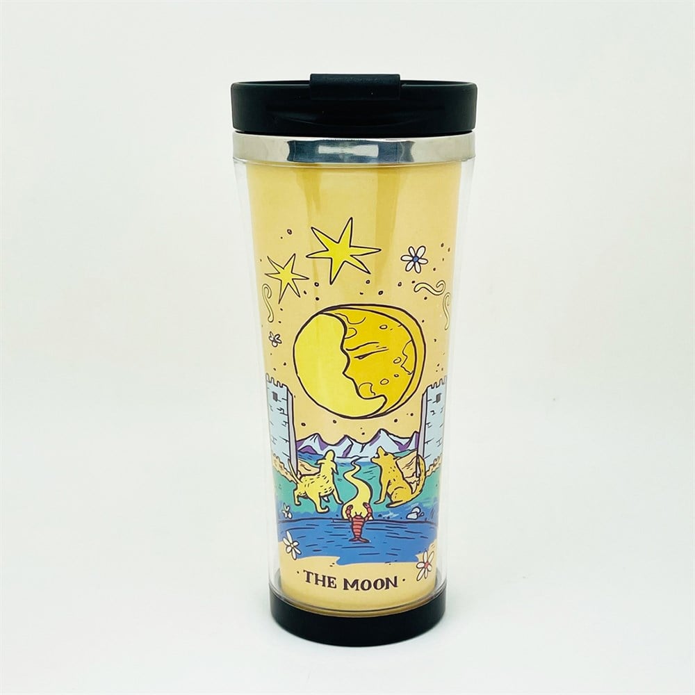 The Moon Tasarımlı 400 Ml Kağıt Termos