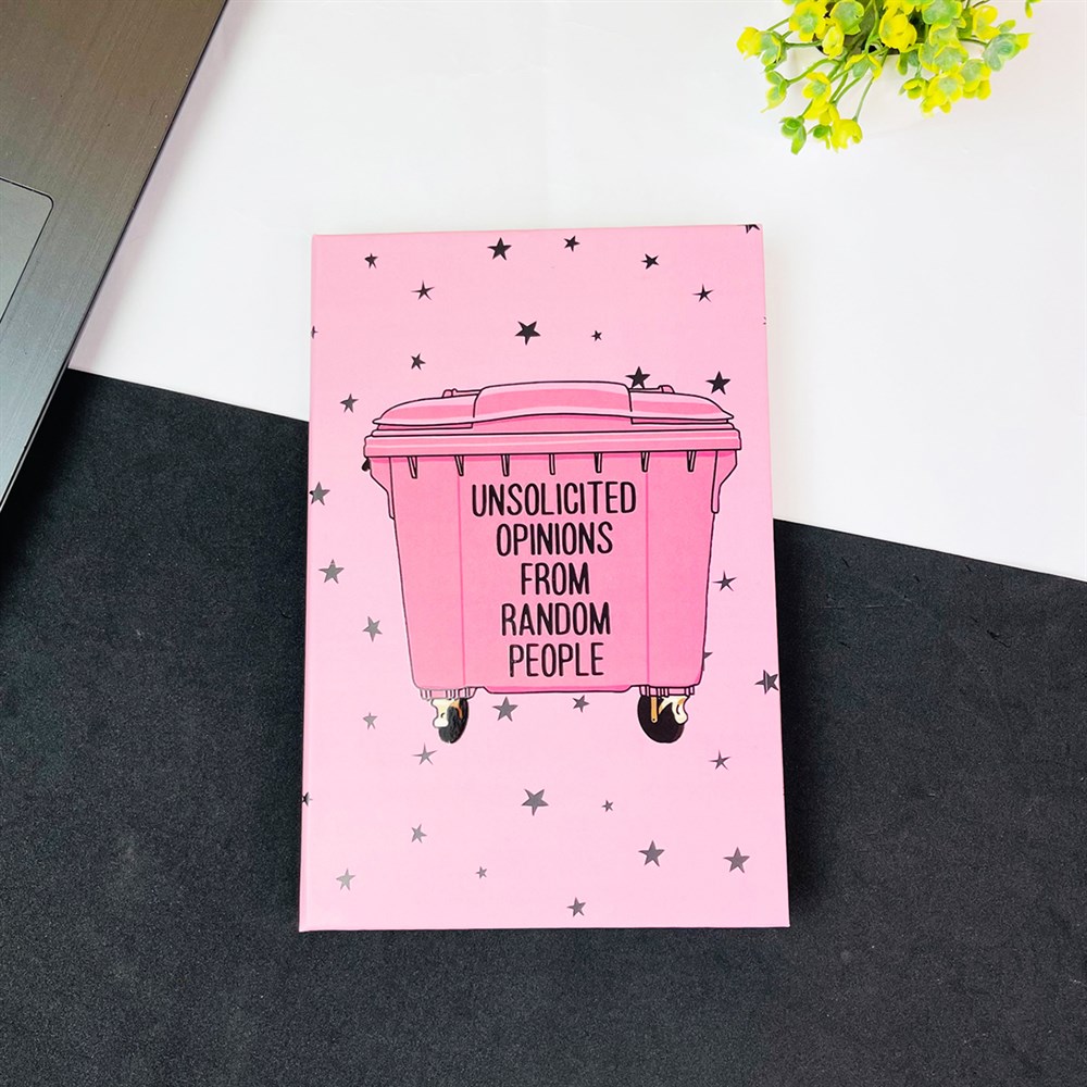 Thrash Tasarımlı Lastikli Defter