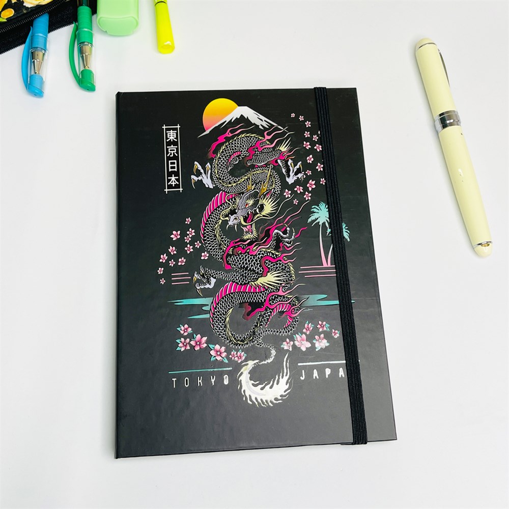 Tokyo Japan Tasarımlı Lastikli Defter