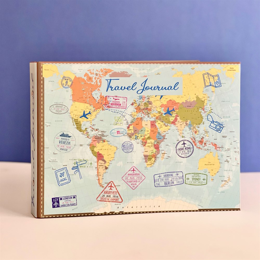 Travel Journal Photo Album w/Stickers