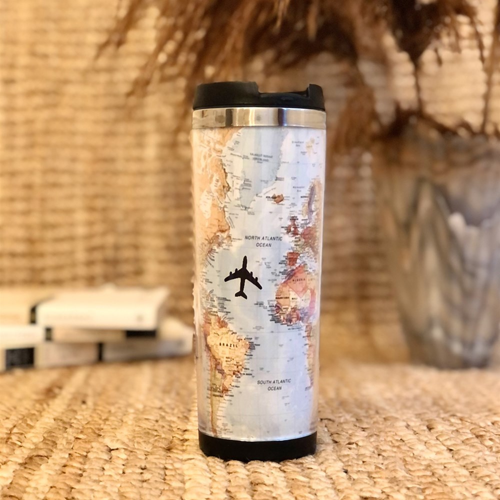 Travel Tasarımlı 400 Ml Mug Bardak