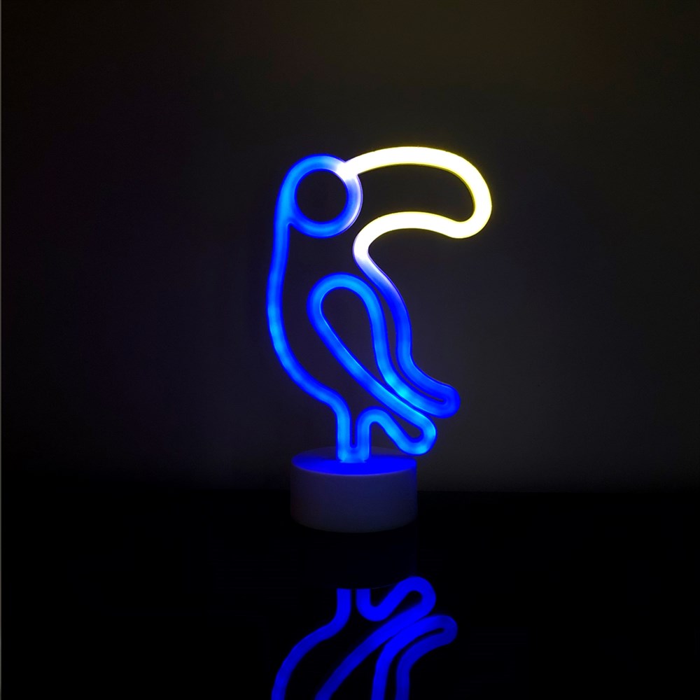 Tropik Kuş Neon Lamba