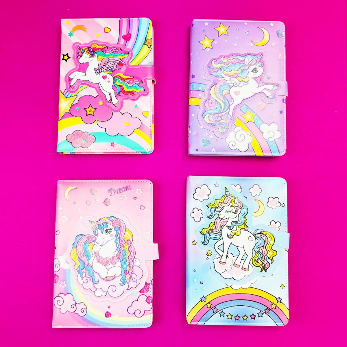 Unicorn Mıknatıs Kapaklı Defter