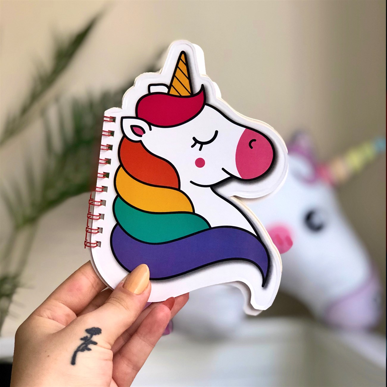 Unicorn Tasarımlı Şekilli Defter