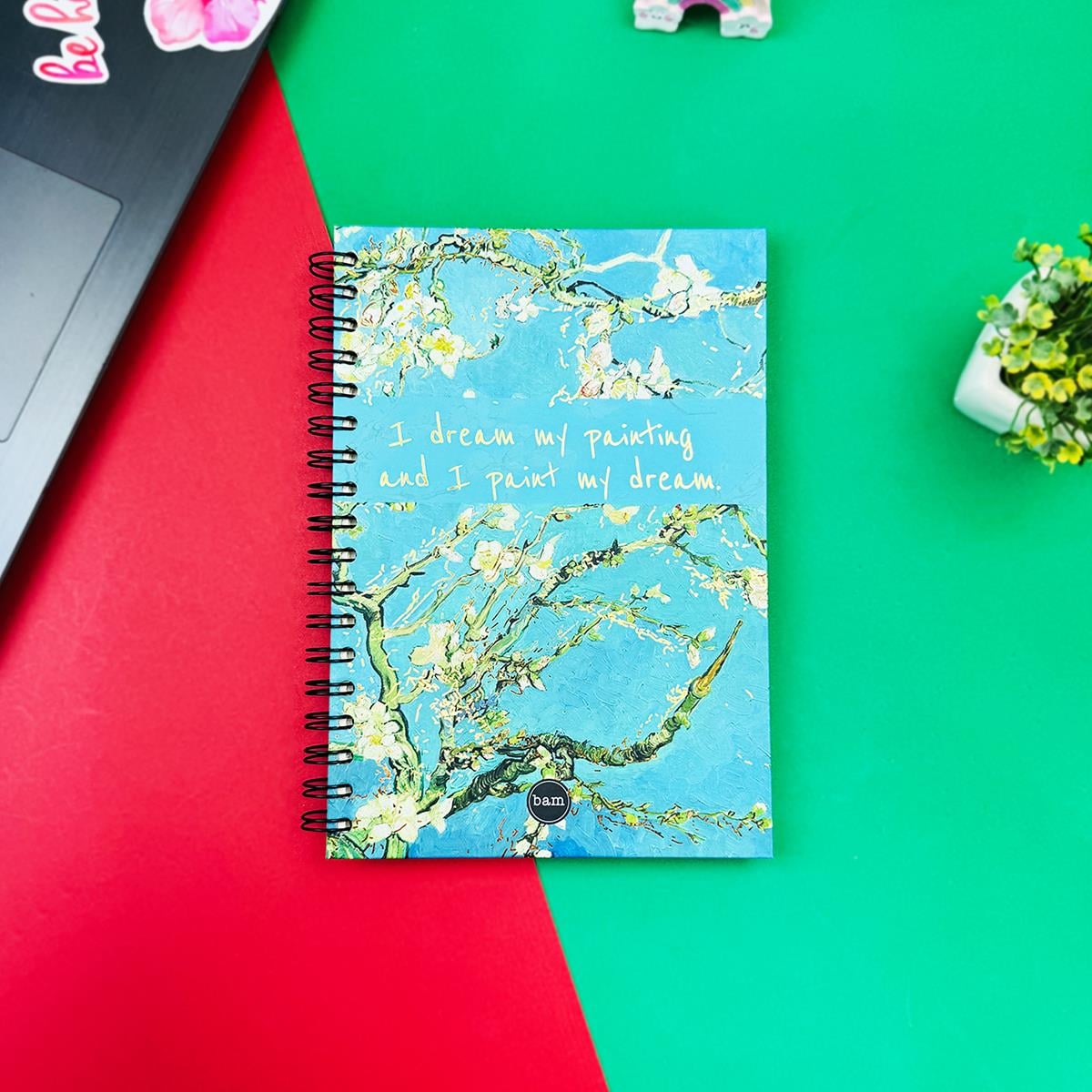 Van Gogh Almond Blossom Spiral Notebook