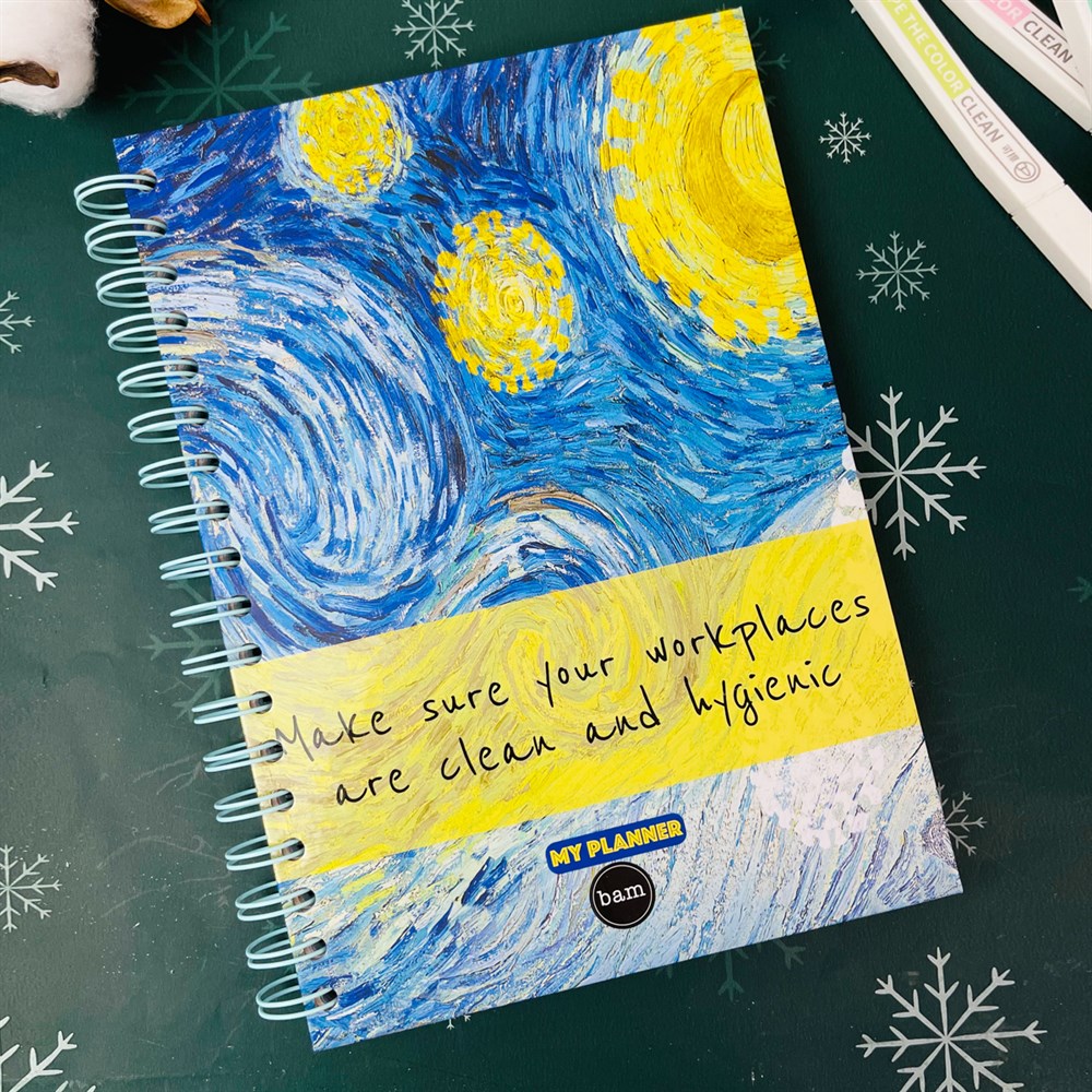 Van Gogh Tasarımlı Konuşan Ajanda 