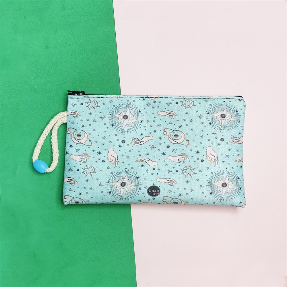 Green Tarot Cloth Pencil Case