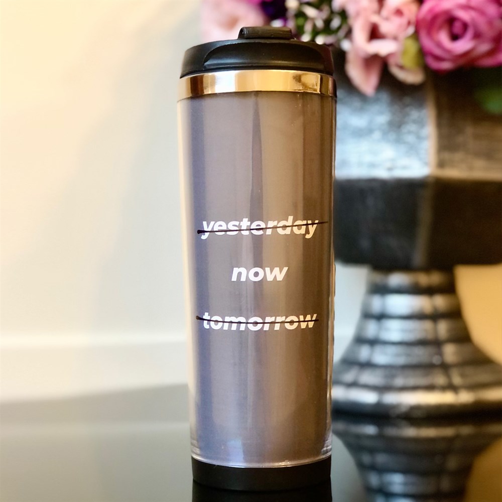 Yesterday Now Tomorrow Tasarımlı 400 Ml Mug Bardak