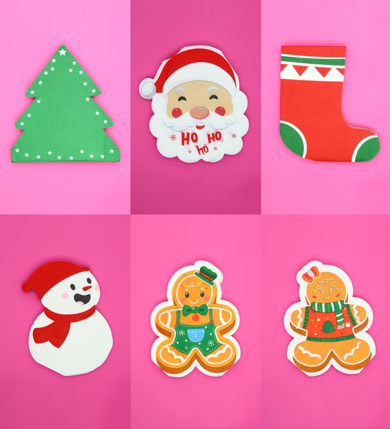 Yılbaşı Figürlü Peçete x12