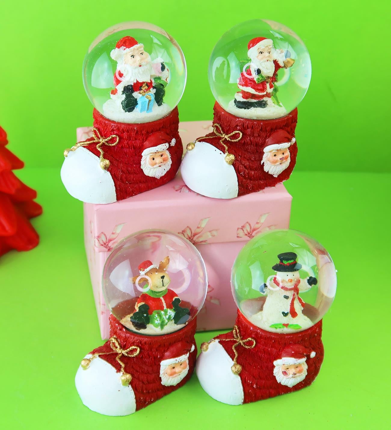 Yılbaşı Kar Küresi 8 cm x12