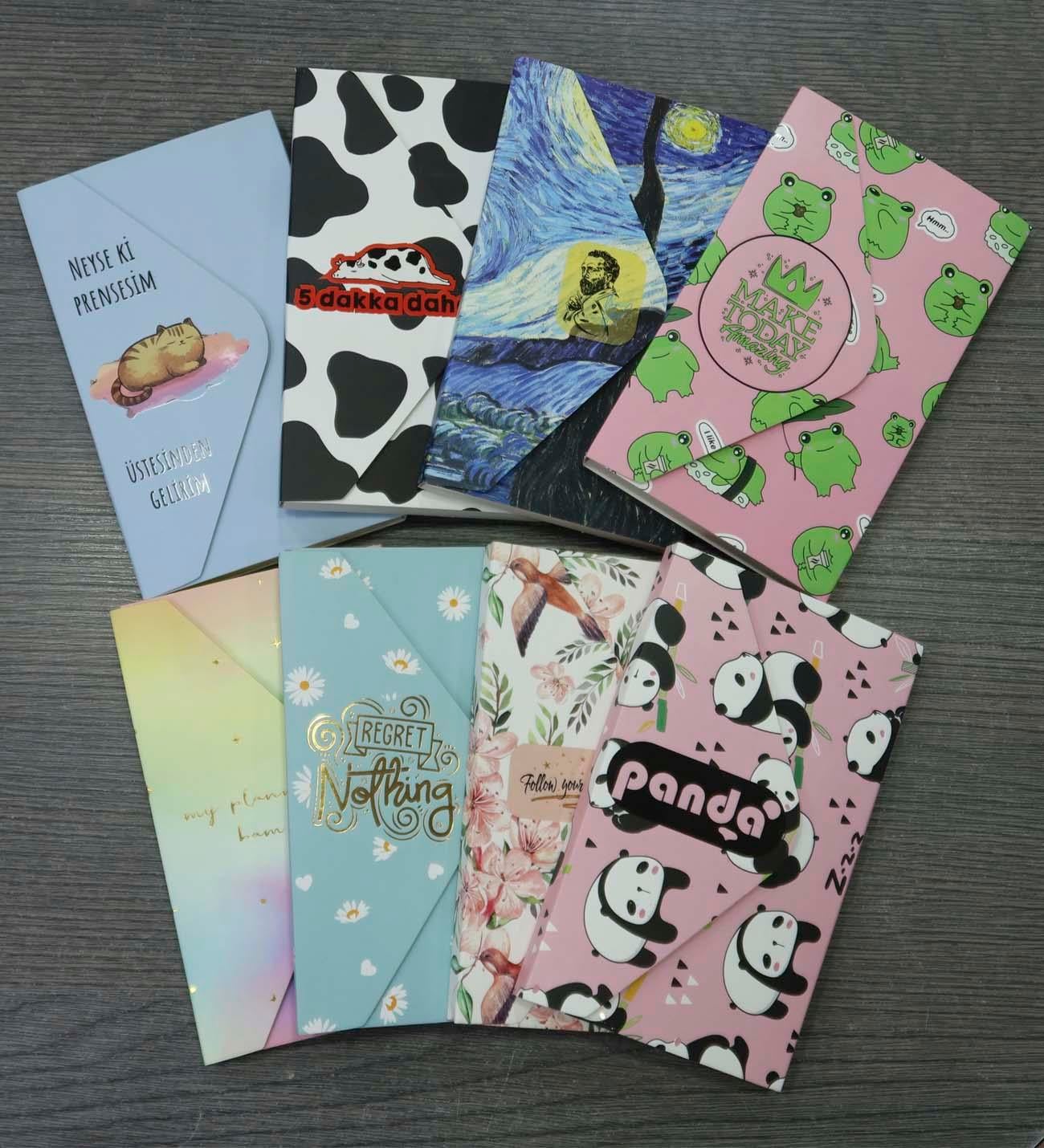 Zarf Defter 17X10 cm 