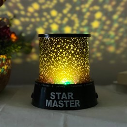  Müzikli Dönen StarMaster Gece Lambası 