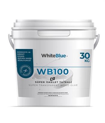 WhiteBlue WB 100 D3 Şeffaf İskelet Tutkalı