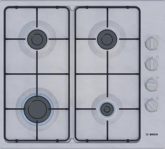 Bosch PBP6C5K80O Çelik Gazlı Ankastre Ocak