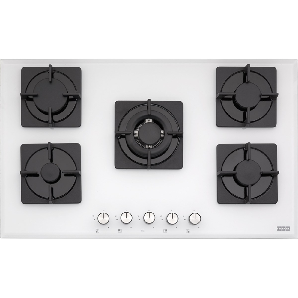 Franke 106.0490.105 Ocak Glass Lınear Square Fhns 905 4G Tc Wh C Beyaz Cam Ocak