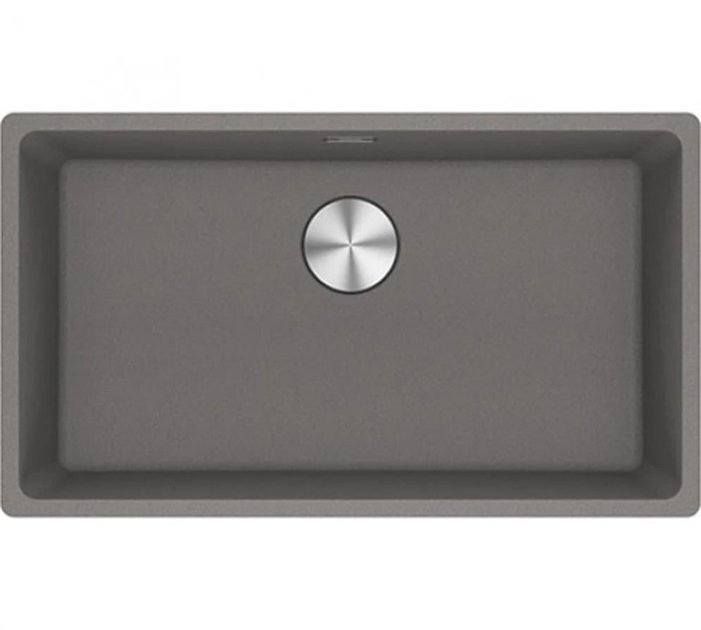 Franke 125.0688.498 Marıs Mrg 110-72 Stone Grey Tek Gözlü Damlalıksız Bx Fragranit Eviye