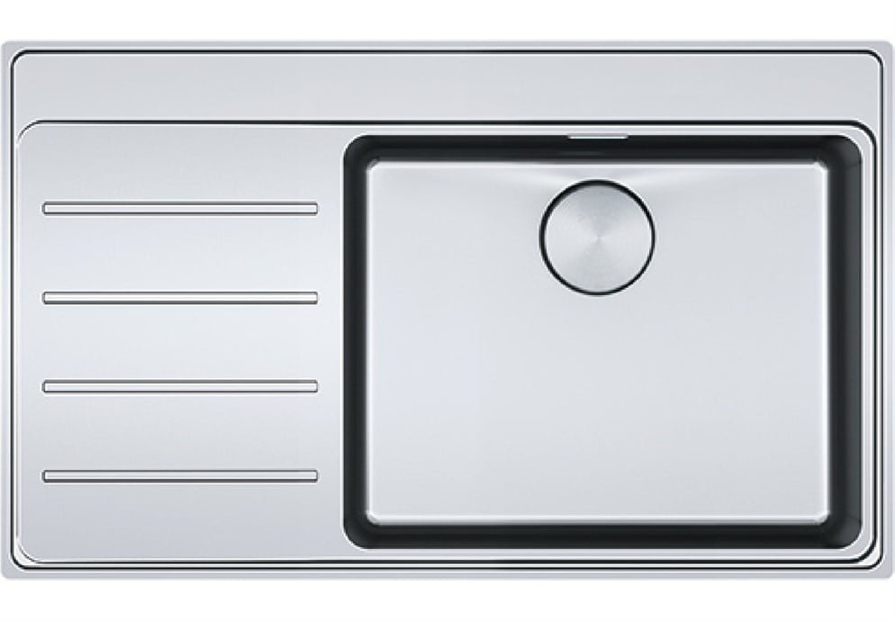 Franke 127.0638.908 Çelik Eviye Mythos Myx 211-86 3 1/2 Sağ Damlalıklı Eviye