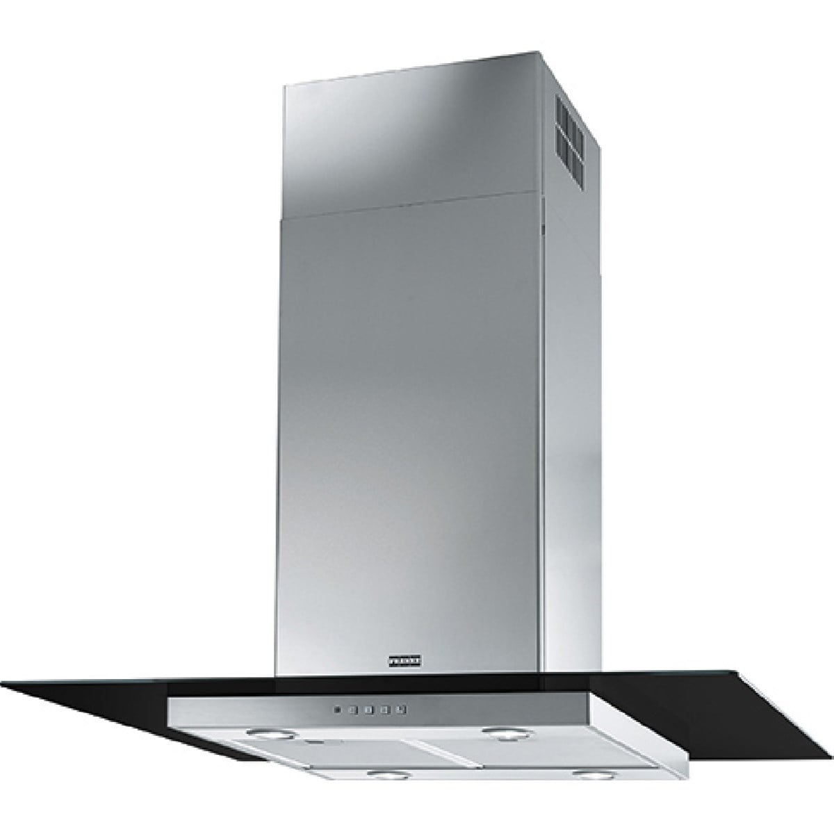 Franke 325.0518.790 Davlumbaz Glass Lınear Isola Fgl 915 I Bk / Xs Inox Ve Sıyah Cam Ada Davlumbaz