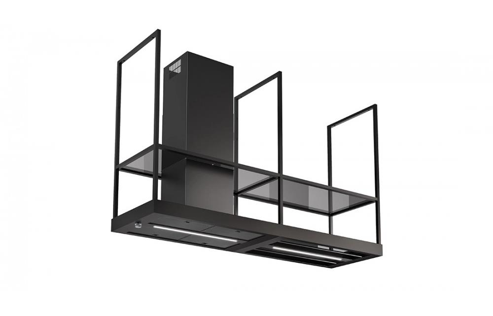 Franke 325.0678.073 Mythos T-Shelf Ev8 Bk Matt A180 Davlumbaz