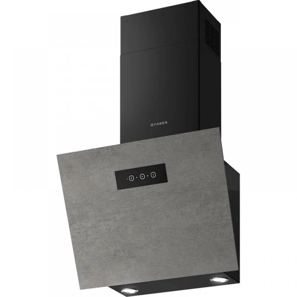 Franke 3300694727 Grexia GRES LG 60 cm Siyah/Light Grey Porselen Faber Davlumbaz