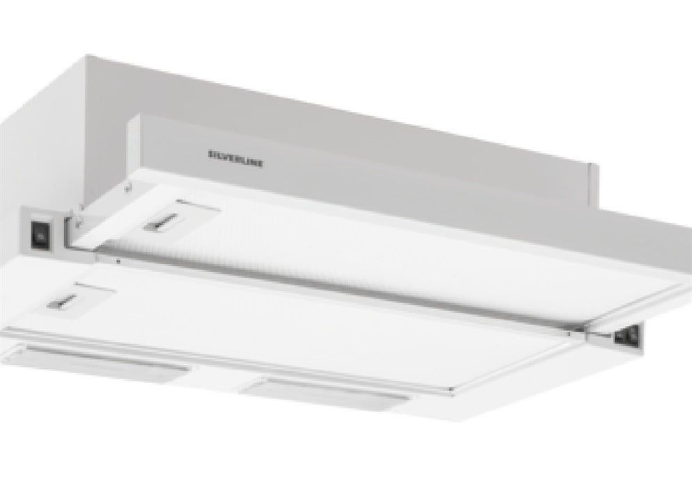 Silverline Cristal - Beyaz Sürgülü Aspiratör