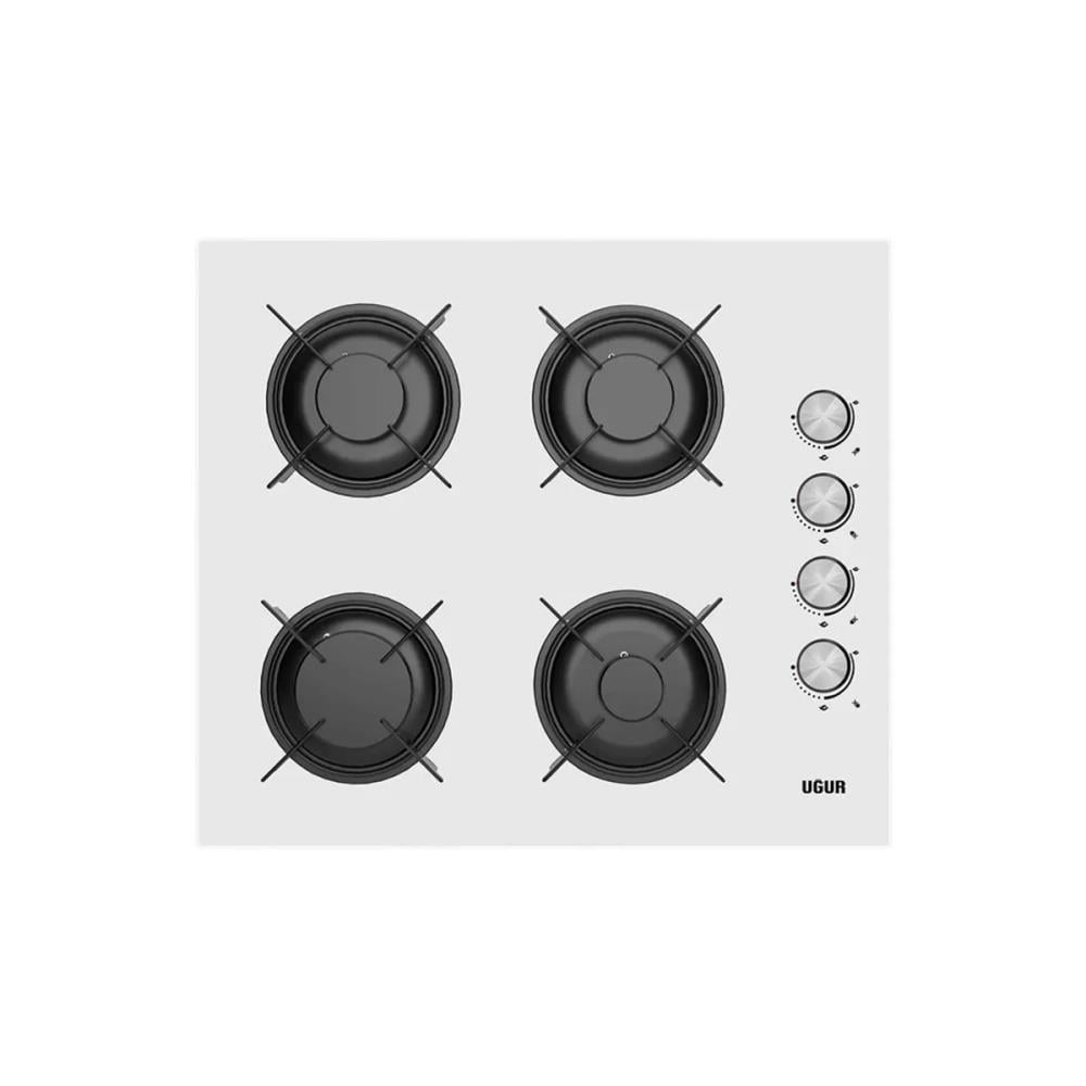 Uğur UEO 6040W0 BCY 2R1 Beyaz Cam Ocak