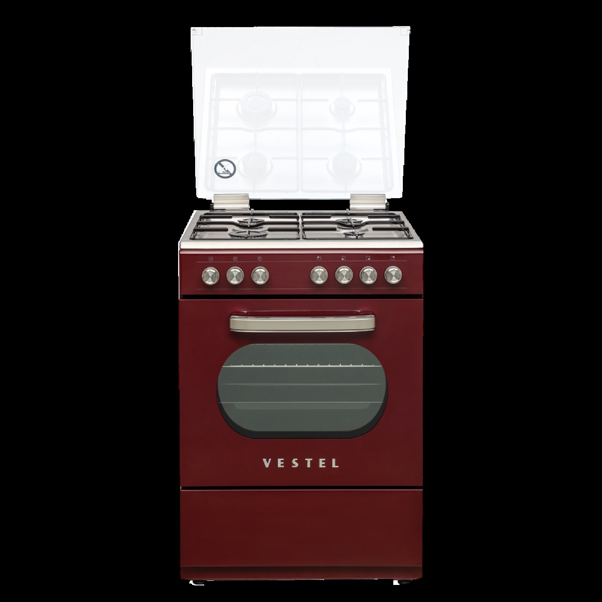 Vestel 20260563 Sf 8400 Retro Bordo Solo Elektroturbo Fırın