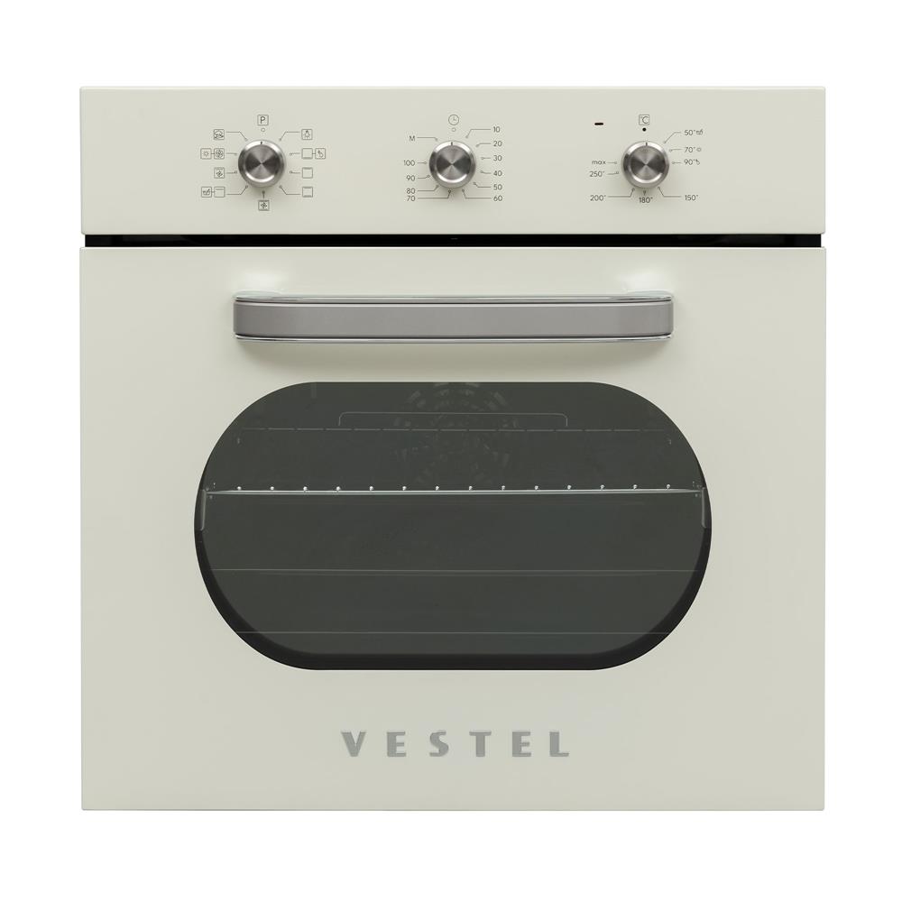 Vestel AF-6682 Retro Bej Ankastre Fırın