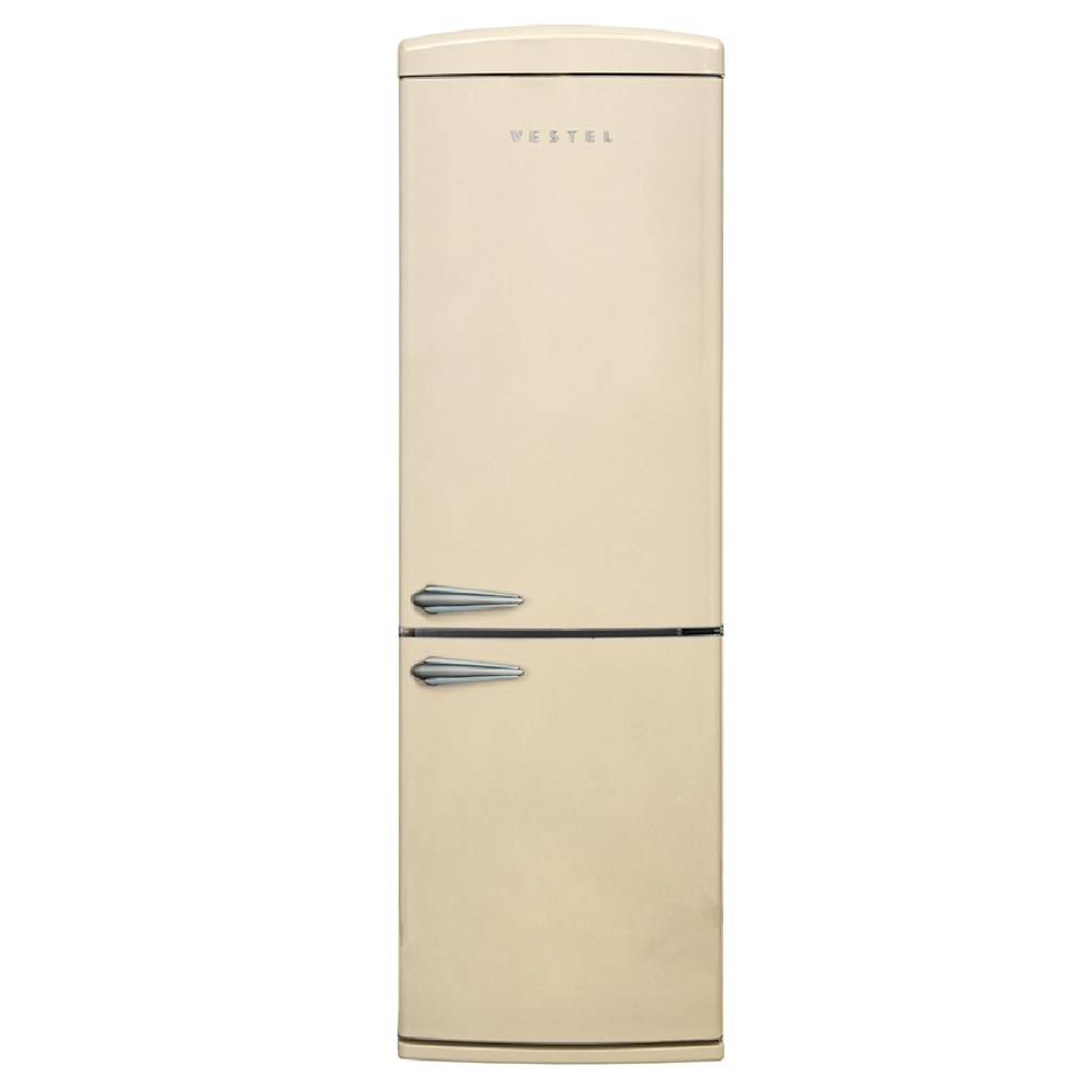 Vestel Retro NFK37201 Bej Buzdolabı