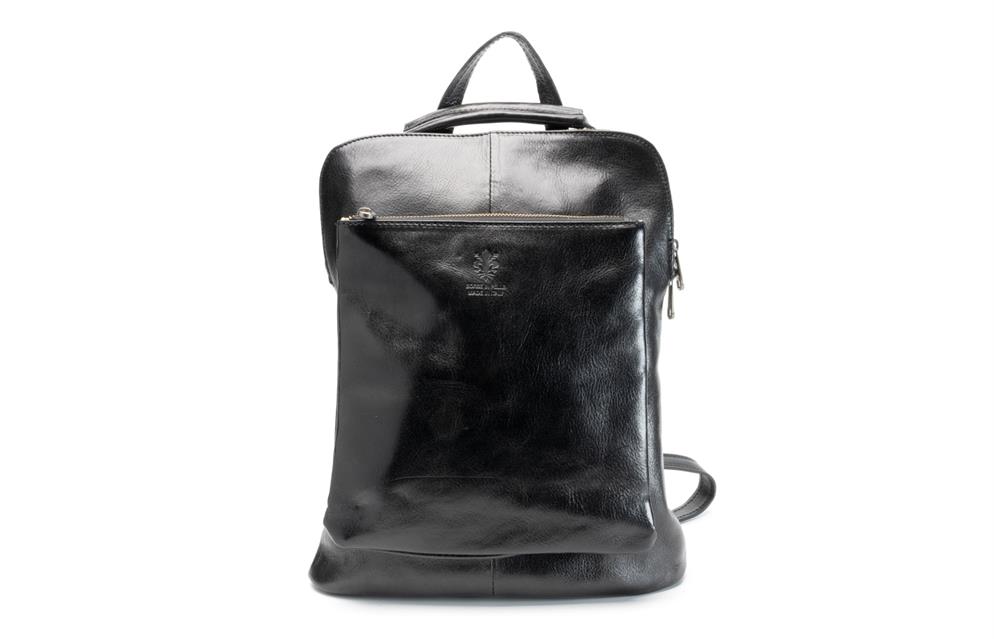 Zaino Hakiki Deri Kadın Sırt Çantası