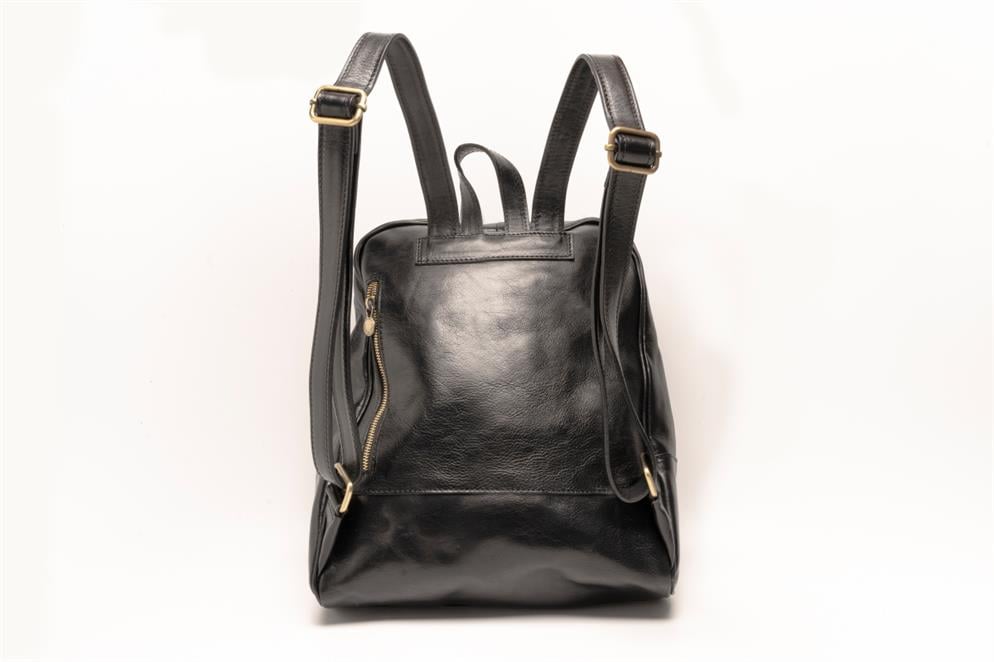 Zaino in Pelle İtalyan Hakiki Deri Unisex Sırt Çantası