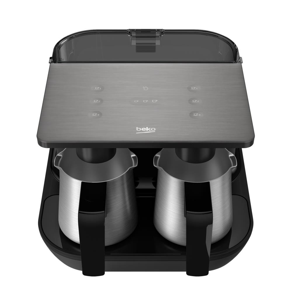 Beko TKM 8961 A Keyf Antrasit Çelik İkili Türk Kahvesi Makinesi
