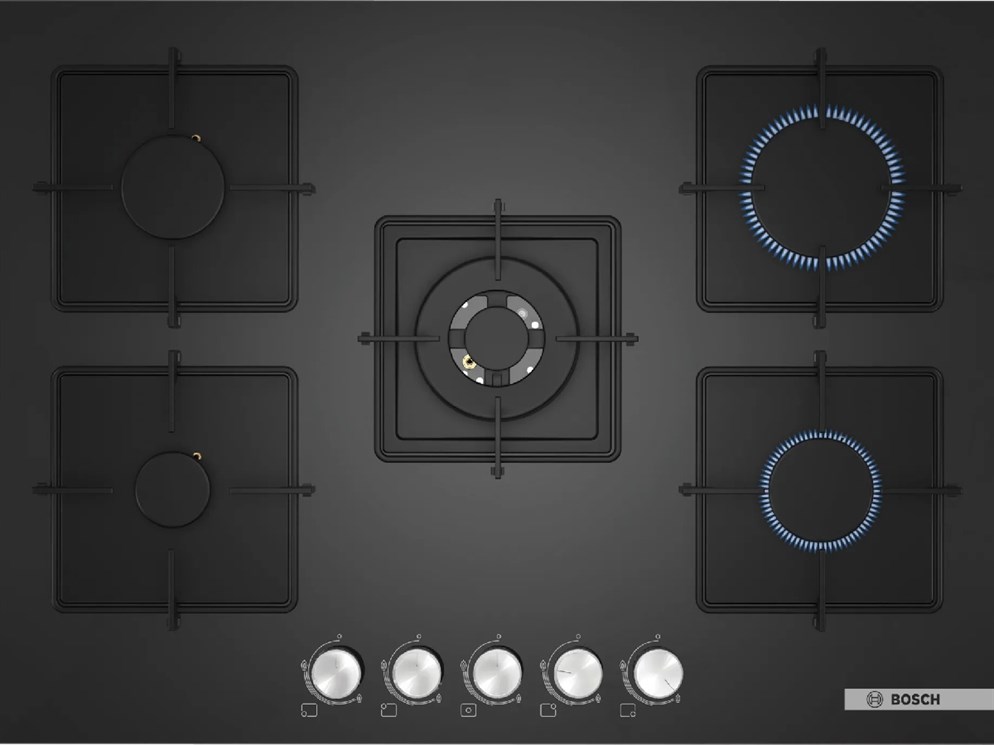 Bosch PNQ7B9O12O Cam Ankastre Ocak