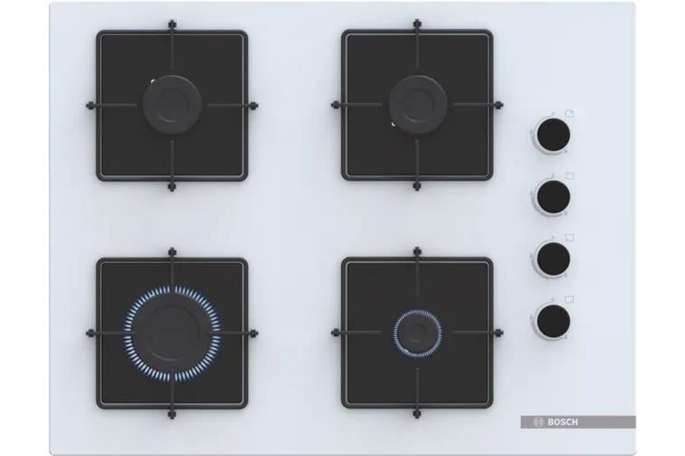 Bosch POP7C2P30O Gazlı Cam Ankastre Ocak