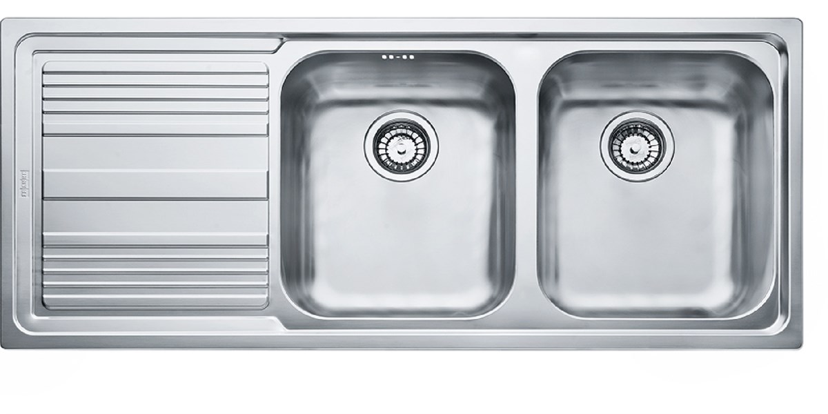 Franke 101.0150.821 Celik Evye Logıca Lıne Llx 621 Sol 2 Gözlü Damlalıklı Evye