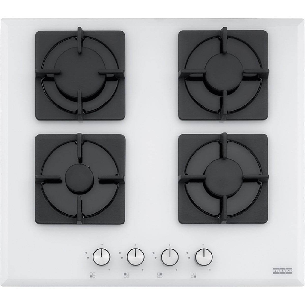 Franke 106.0489.961 Ocak Glass Lınear Square Fhns 604 4G Wh C Beyaz Cam Ocak