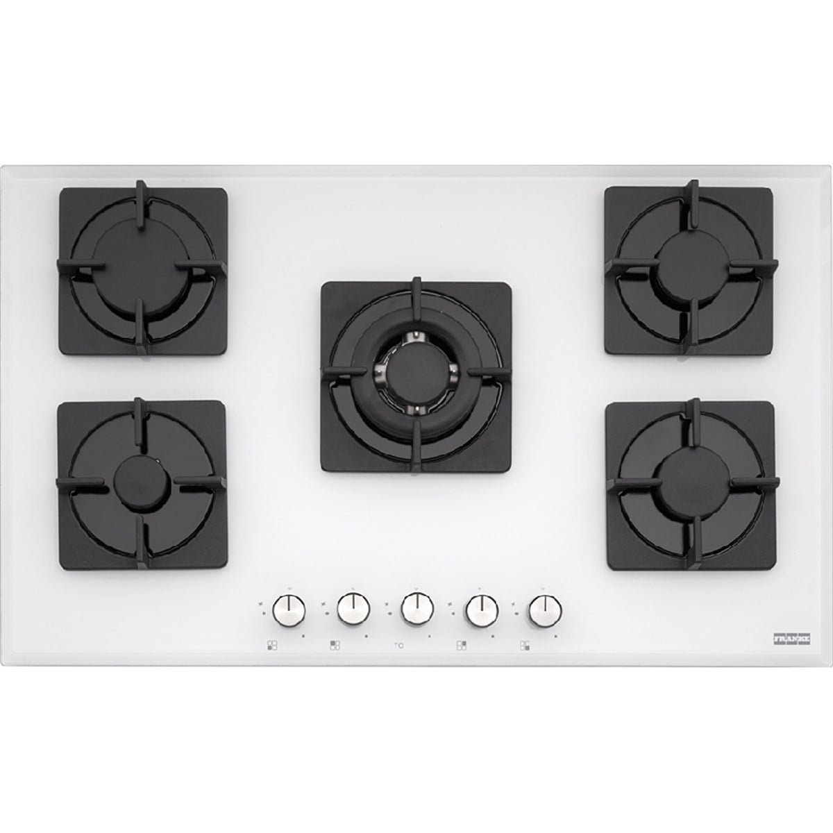 Franke 106.0490.105 Ocak Glass Lınear Square Fhns 905 4G Tc Wh C Beyaz Cam Ocak