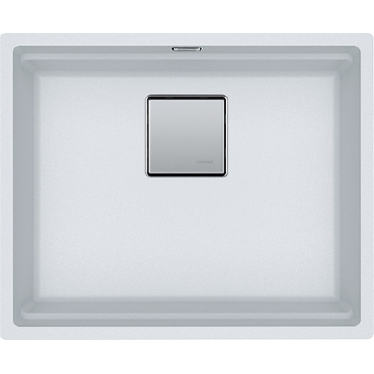 Franke 125.0529.604 Fragranıt Evye Kubus 2 Kng 110-52 Bıanco Tek Gözlü Damlalıksız Evye