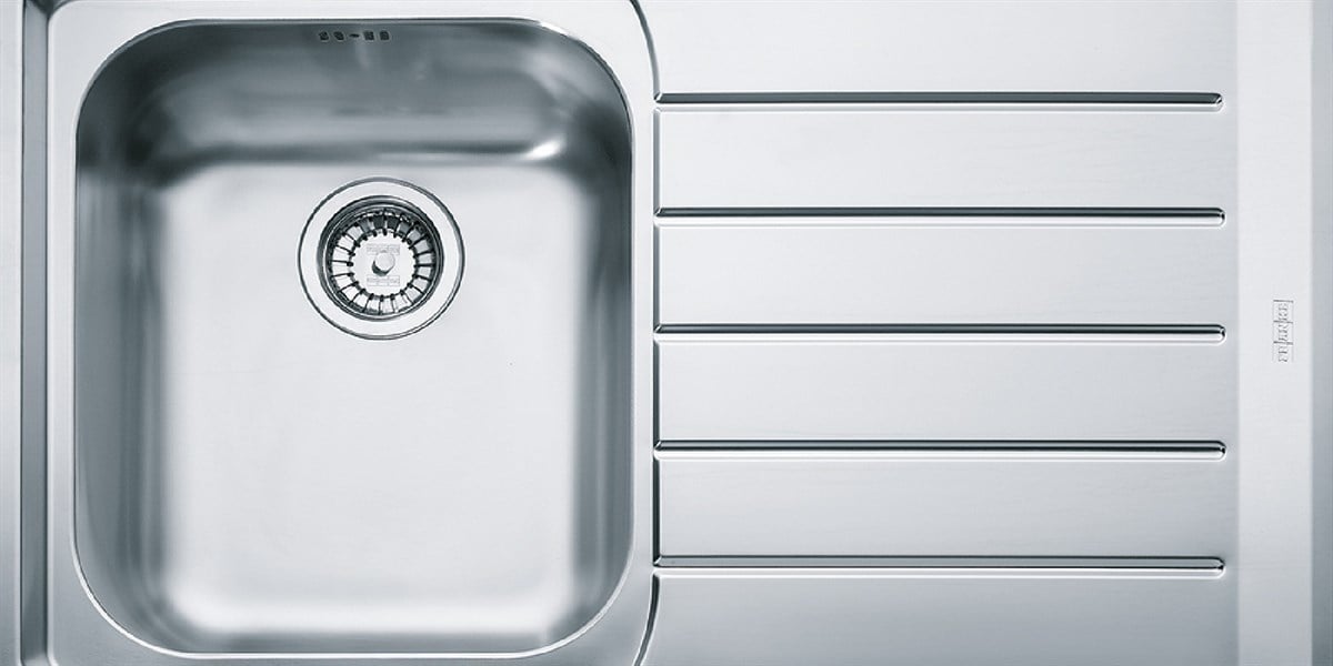 Franke 127.0059.654 Celık Evye Neptun Slımtop Nex 211 Tek Gözlü Sağ Damlalıklı Evye