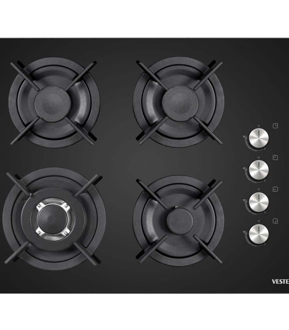 Vestel AO-65104 SDG-DW Siyah Ankastre Ocak
