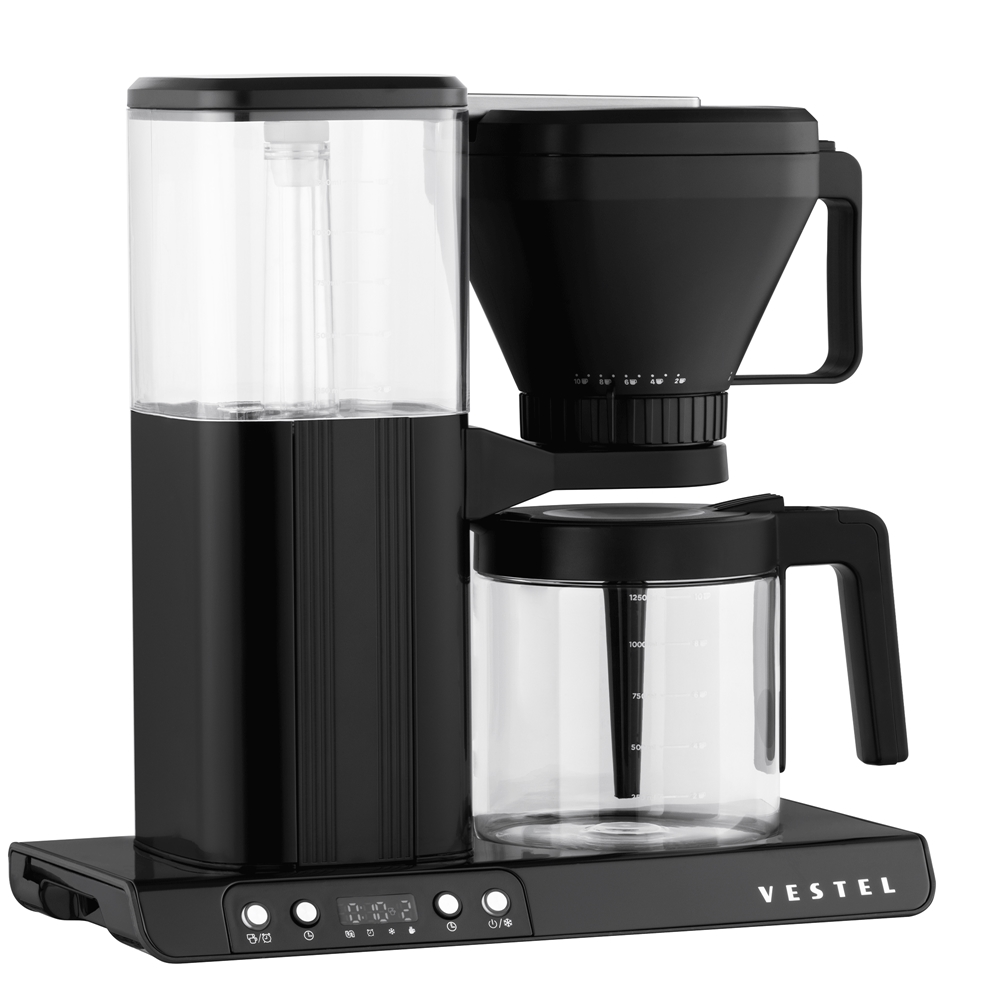 Vestel BREW 50 RETRO SİYAH Filtre Kahve Makinesi