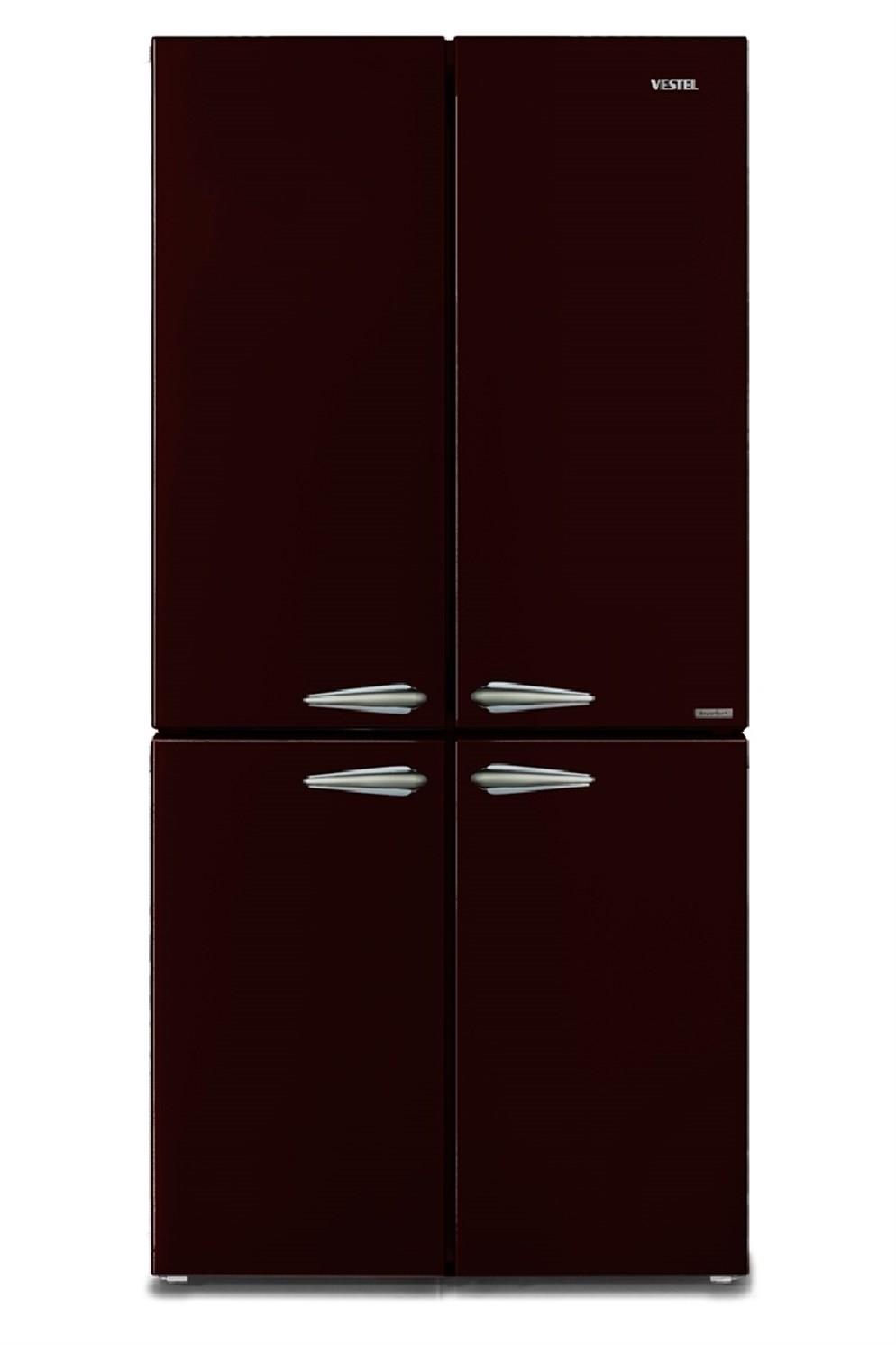 Vestel FD56001 Bordo Retro Gardirop Tipi Buzdolabı