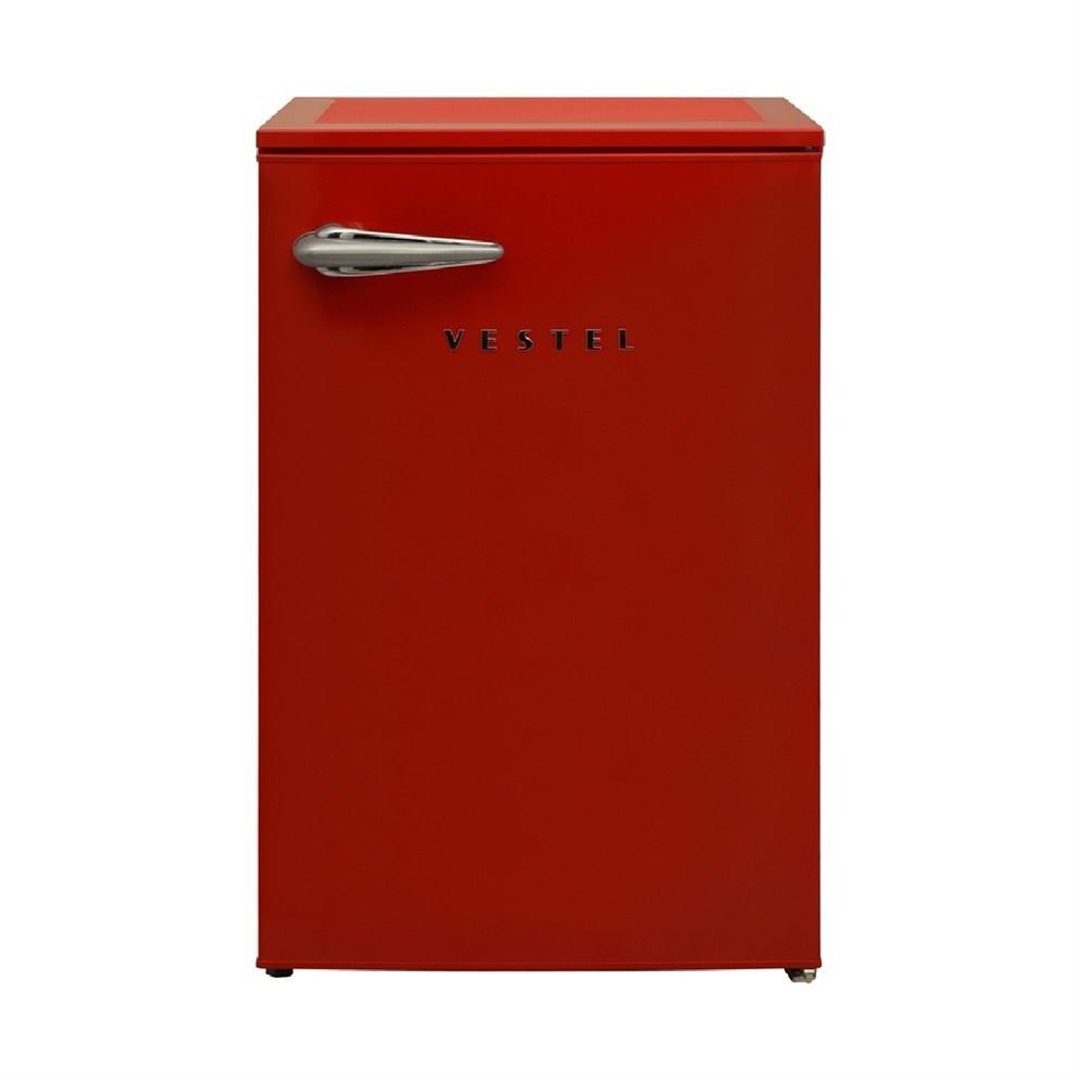 Vestel Retro SB14301 Kırmızı Buzdolabı